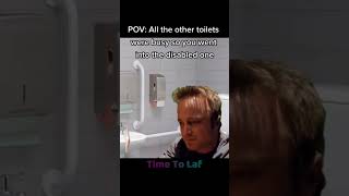 Pov you had to use the disabled toilet #memes #funny #relatable #tiktok