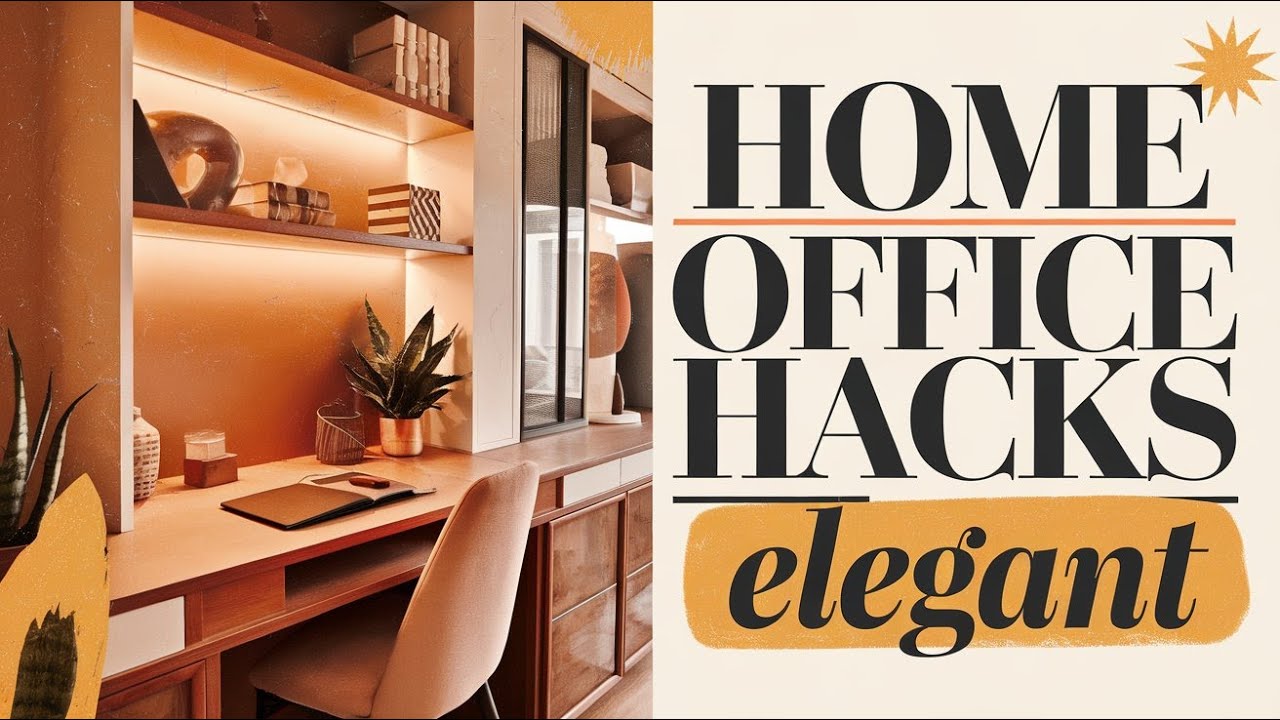 Elegant and Functional Home Office Ideas - YouTube
