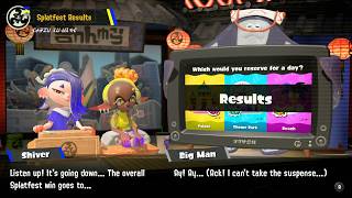 Splatoon 3 Online Gameplay #195: 2026 Vacation Splatfest 4/4 (Results)