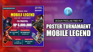CARA MEMBUAT POSTER TURNAMENT KEREN DARI PIXELLAB - FREE PLP