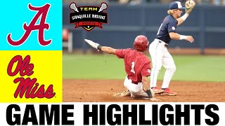 Alabama vs Ole Miss Highlights [GAME 3] | NCAA Baseball Highlights | 2024 College Baseball