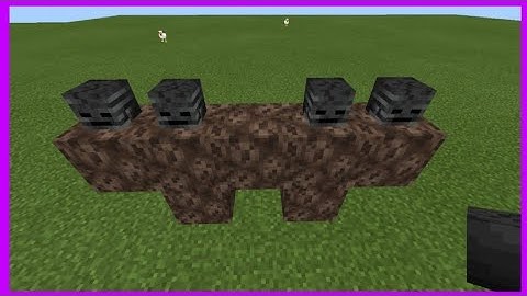 Can we spawn 2 withers using 5 skulls?