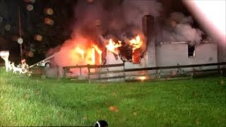 Newark Ohio Fire Department Fatal House Fire on Brushy Fork Road