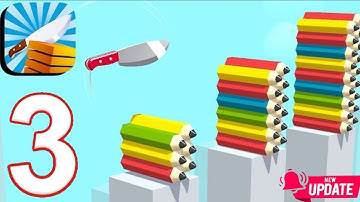 Slice It All Part 3 Level 17 - 24 New Update - Gameplay (android, iOS)