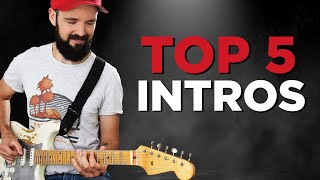 5 bekannte Intros, die du können solltest - für Anfänger auf der Gitarre