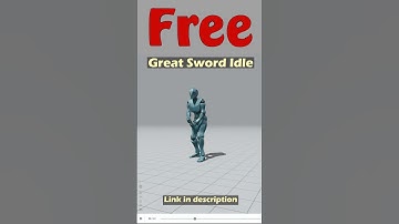 Great Sword Idle. Free Mixamo animation for Daz Studio