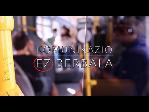 Gu eta komunikazioa: Komunikazio ez berbala