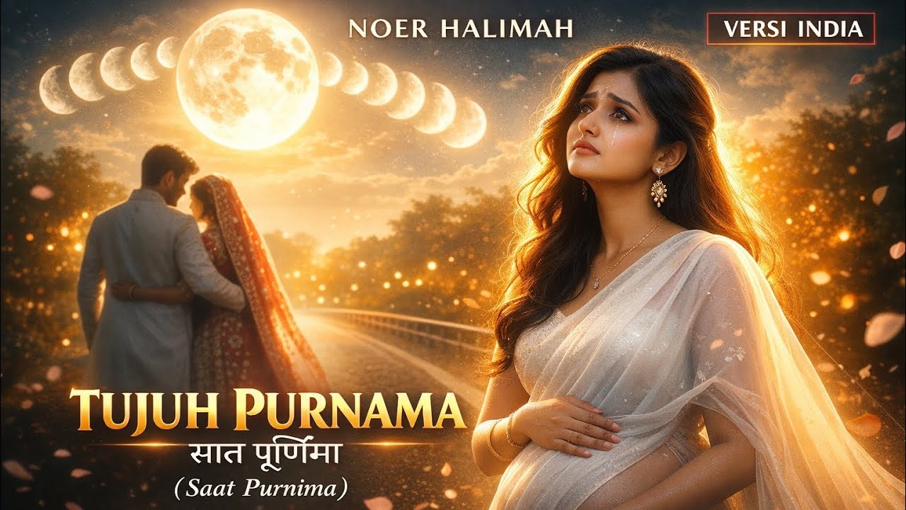 TUJUH PURNAMA - NOER HALIMAH versi INDIA sedih menyentuh hati. #versiindia #popindia #dangdutindia 