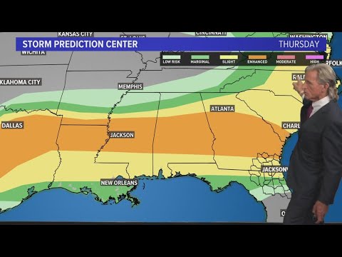 Record heat Thursday afternoon before strong to severe storms arrive ...