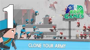 Clone Armies: Tactical Army Game Gameplay Walkthrough #1 (Android, IOS)