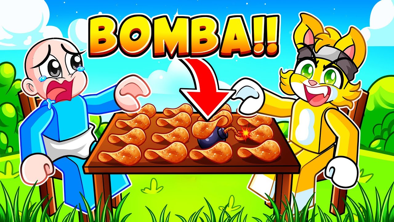 ¡Quien COMA la PAPA ENVENENADA EXPLOTA! | Bomb Chip Roblox