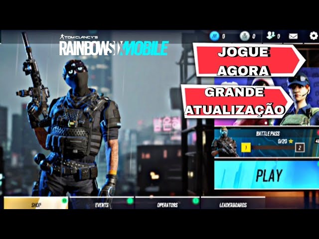 🚨 LANÇAMENTO GLOBAL RAINBOW SIX MOBILE! 