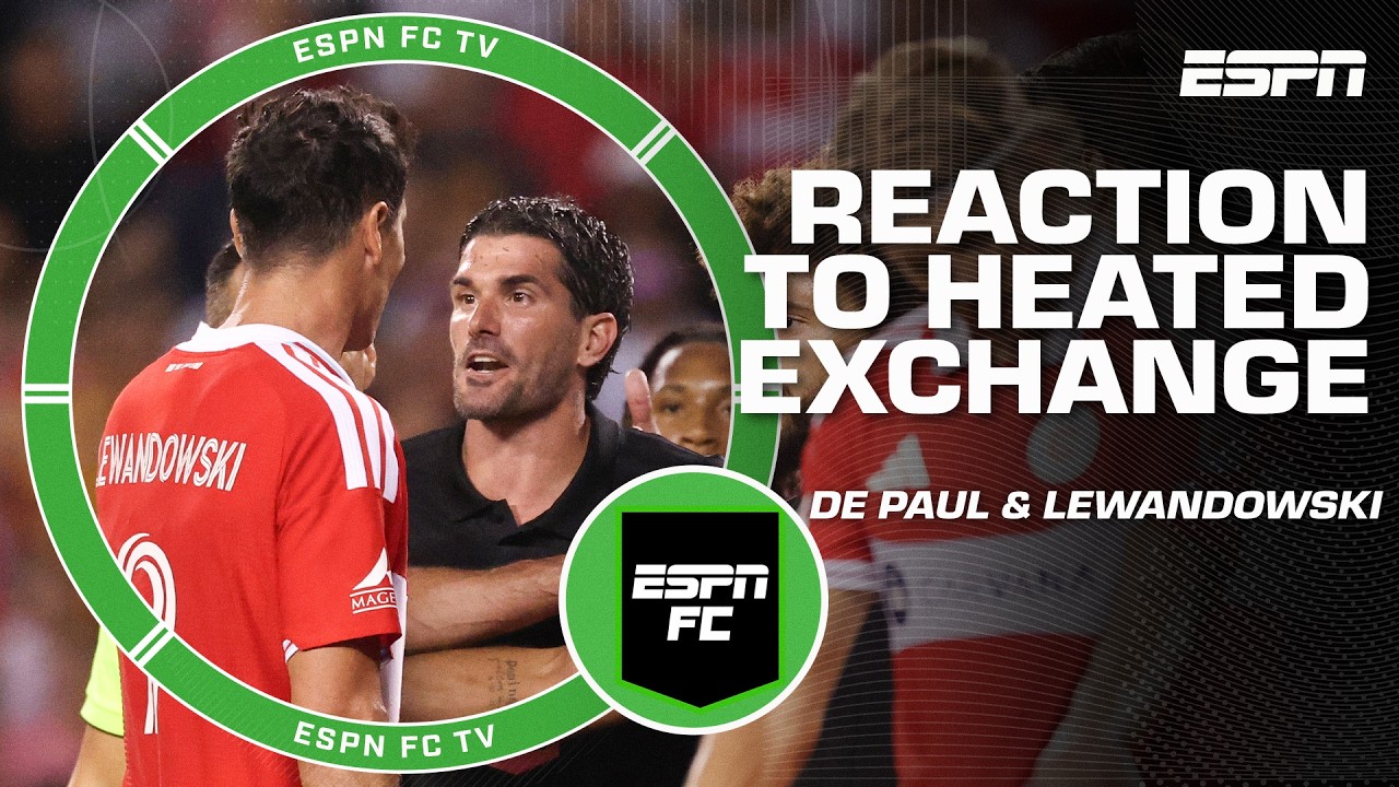 'Continuation of distasteful stuff’ - REACTION to De Paul confronting Lewandowski | ESPN FC