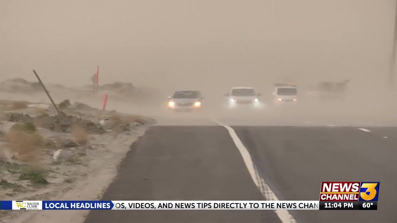 Gusty Winds Impact the Coachella Valley - YouTube