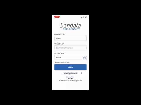 Sandata Mobile Connect App how to clock in