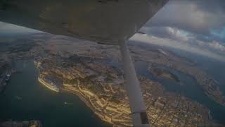 Crosswind Landing On Runway 05 Malta lmml