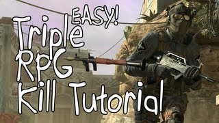 EASY Triple RPG Kill - Call of Duty: Black Ops 2 (Skull Camo)