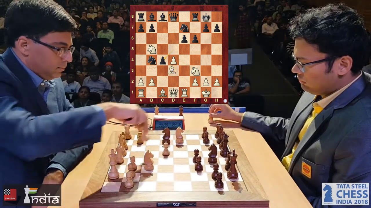 Rematch: Vishy Anand vs Praggnanandhaa  Tata Steel Chess India 2018 