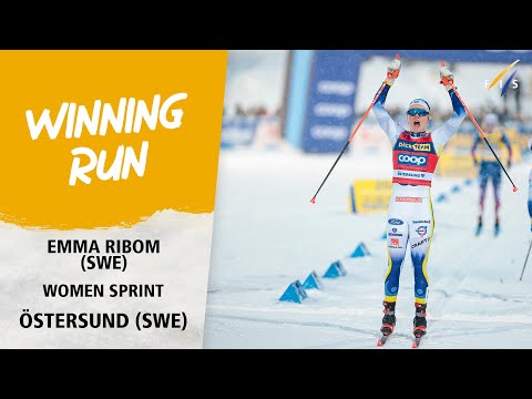 Back-to-back  Sprint wins for Emma Ribom | FIS Cross Country World Cup 23-24