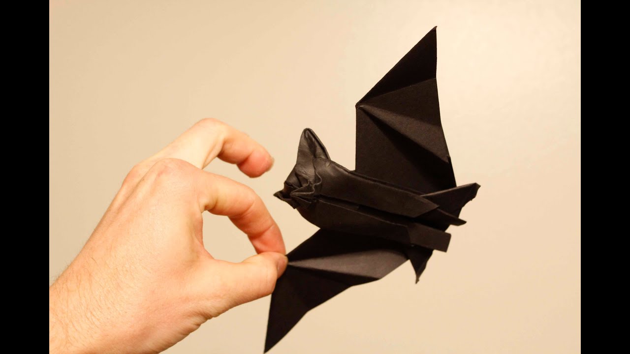 Origami Bat tutorial part1 - YouTube