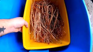 Dumpster diving/ cashing in copper and brass
