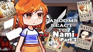 Fandoms REACT to NAMI Being THAT Girl 👑 | One Piece Gacha Life Reaction screenshot 2