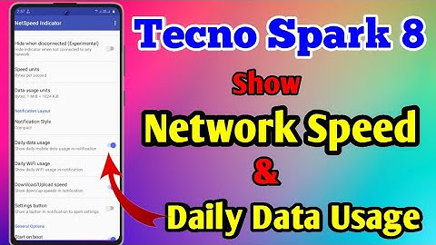 How To Show Daily Data Usage In Tecno Spark 8 | Tecno Spark 8 Show Daily Data Usage