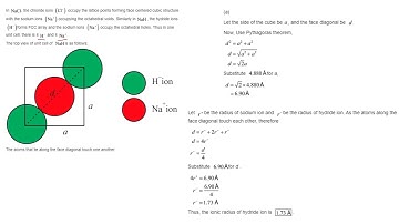 NaH crystallizes with the same crystal structure as NaCl. The edge length of the cubic unit cell of…