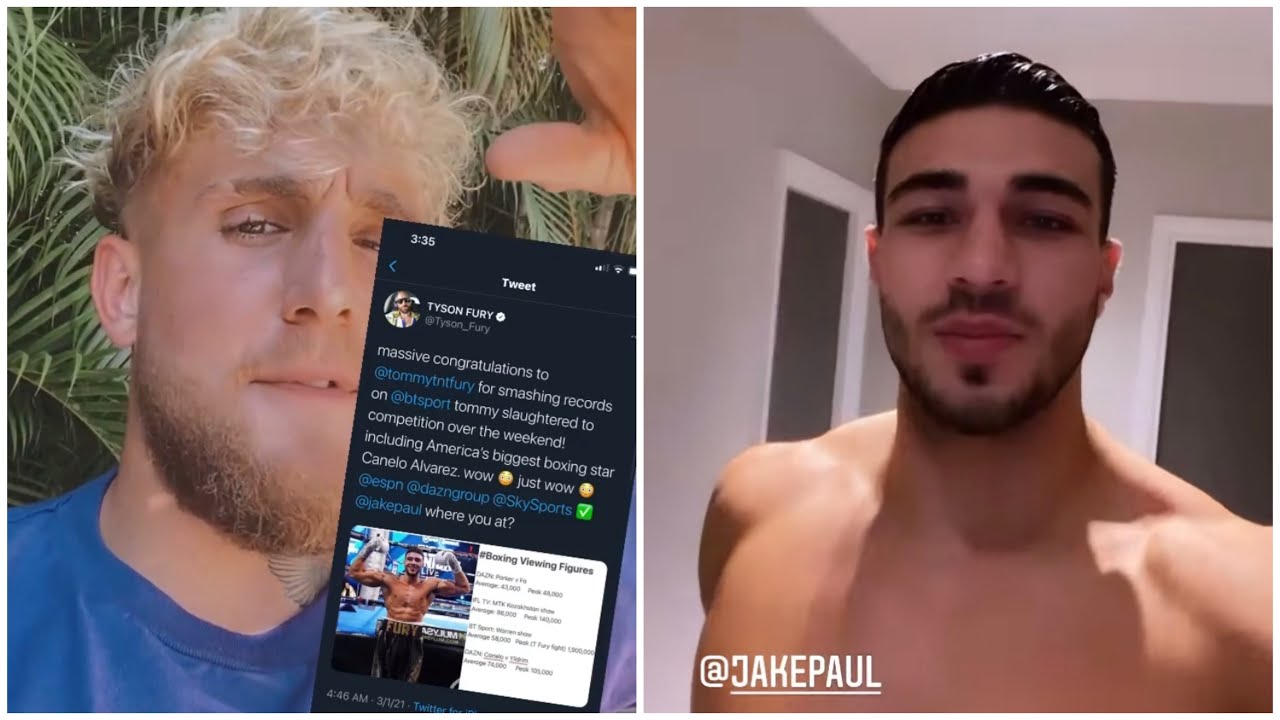 pic Tyson Fury Brother Jake Paul if tyson fury took a s t it would be his little brother jake paul on tommy fury fury fires back