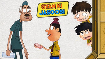 Bandbudh Aur Budbak - New Epi - 15 - Gyan Ki Jaasusi Funny Hindi Cartoon For Kids - KidZ