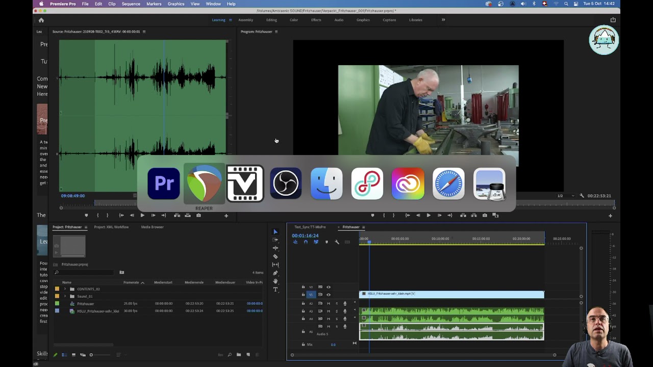 Tutorial 5c   Premiere XML to Reaper using Vordio   the best workflow