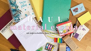 HAUL MATERIAL ESCOLAR 2021/2022 | mis imprescindibles para estudiar la uni e idiomas :)