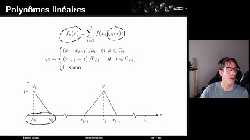 Interpolation - E05 - Polynomes de Lagrange continus par morceaux
