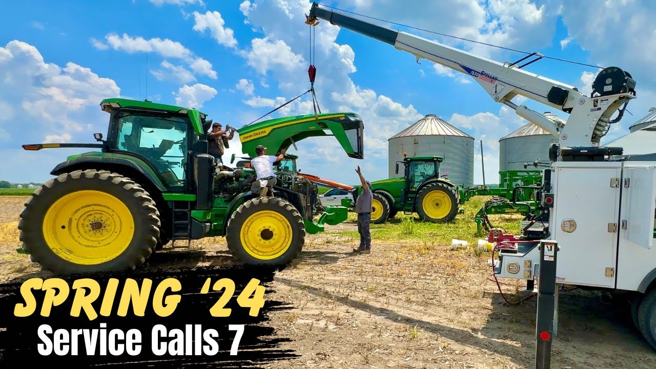 Ремонт жгута проводов двигателя John Deere 8R 370 9.0L.