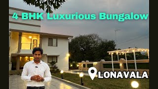 4BHK Luxurious Bungalow for sale in Lonavala.