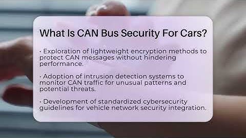 What Is CAN Bus Security For Cars? - Talking Tech Trends