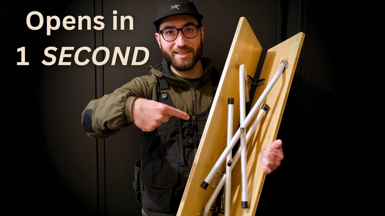 Snow Peak Single Action — лучший по дизайну походный стол?