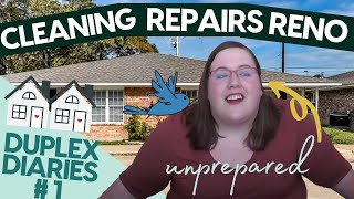 First days cleaning/ repairs/ reno my first house (Duplex Diaries)
