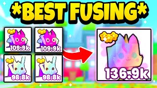 *NEW* BEST FUSING METHOD To Get FULL TEAM OF RAINBOW EXOTIC PETS In Pet Simulator 99! (ROBLOX) by IMNET ROBLOX 24,787 views 5 months ago 9 minutes, 33 seconds