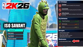 THE BEST POINT GUARD BUILD IN NBA 2K26 | THE ISO SAVANT