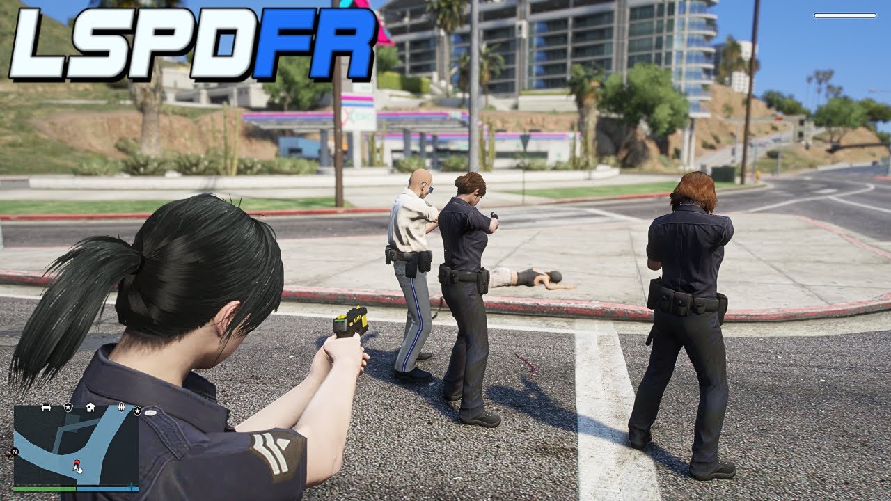 GTA 5 - LSPDFR MOD PATROLLING IN LOS SANTOS (NO COMMENTARY) - YouTube