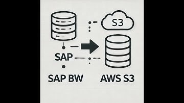 SAP BW tables, views, queries, cubes & infoproviders data to AWS S3