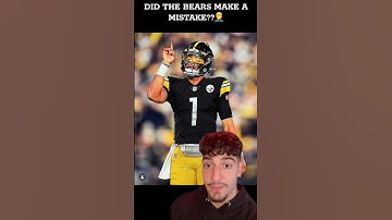 THE BEARS SHOULD HAVE KEPT JUSTIN FIELDS?!?😭 #nfl #justinfields #calebwilliams #bears #fexr