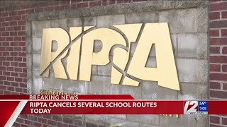 RIPTA cancels some morning service to 4 Providence high schools