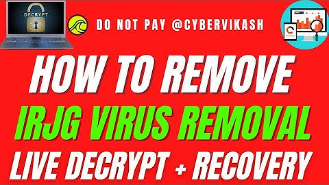.Irjg File Virus Ransomware Removal (+.Irjg File Recovery) #Irjg #virusremoval #Irjgvirusremoval