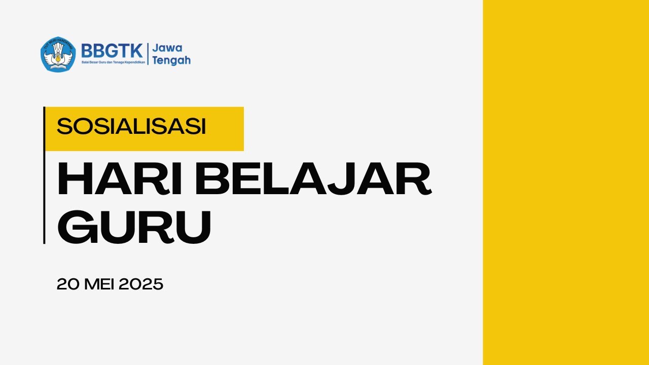 Sosialisasi Hari Belajar Guru