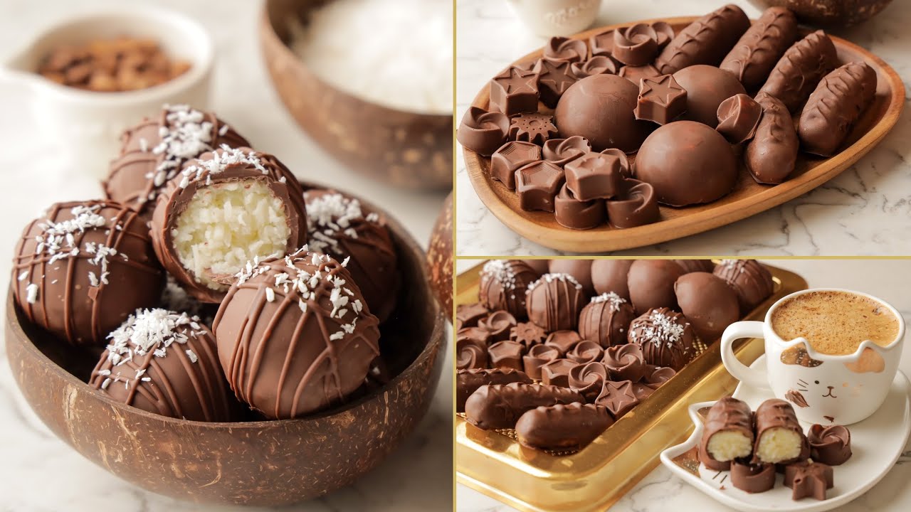 Шоколадные кокосовые шарики Bounty за считанные минуты из трех экономичных ингредиентов, которые ...