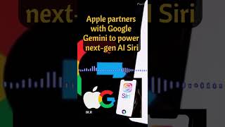 Apple + Google AI Deal 🤯 Siri Gets Gemini Power | Future is Here #AI #Apple #shorts #ytshorts