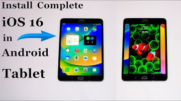 Convert Android Tablet into iPad iOS 16 | iOS 16 Customize Lock Screen in Android | Complete Setup
