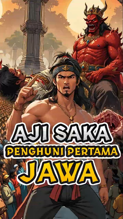 The story of Aji Saka and King Dewata Cengkar #shorts